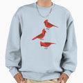 Funny Birds Northern Cardinal Sweatshirt - Graphic Print Men Women - T-Shirt, Sweatshirt, Hoodie
