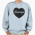 I Love Cleveland I Heart Cleveland Sweatshirt - Fun Novelty Design Unisex - T-Shirt, Sweatshirt, Hoodie