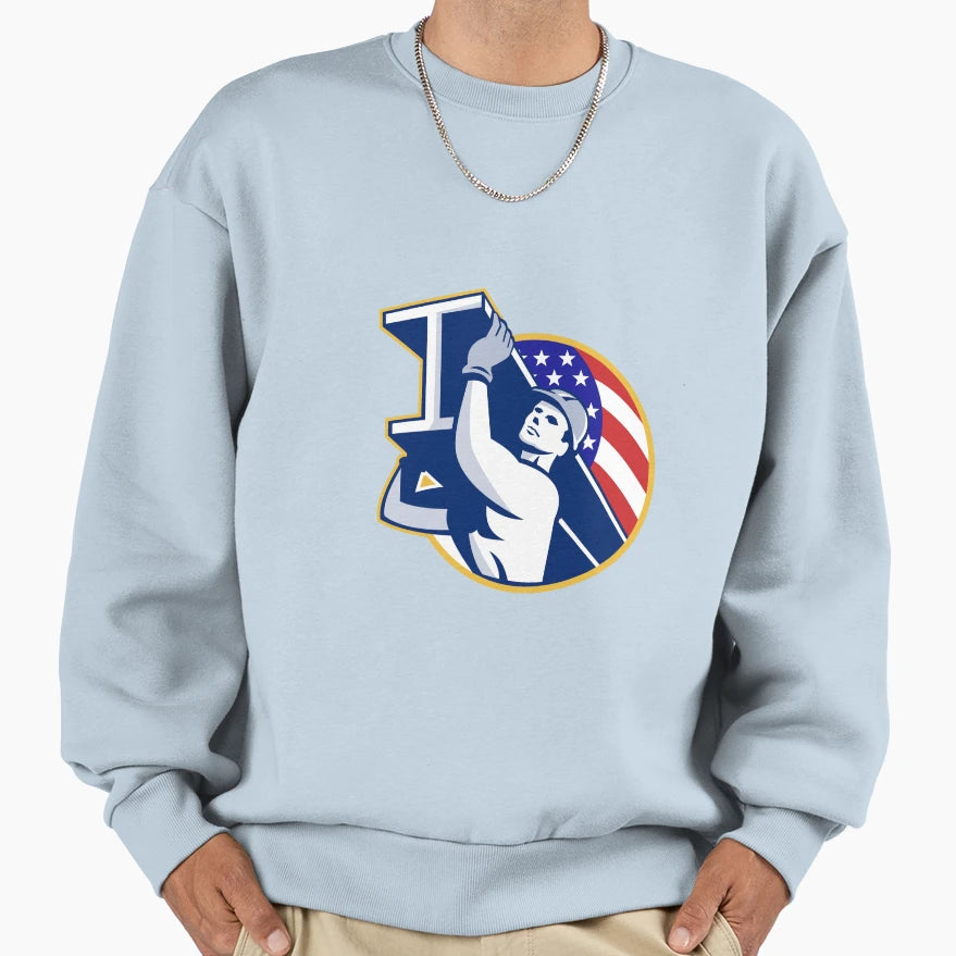 Construction Steel Worker I Beam Sweatshirt - Streetwear Style Men Women - T-Shirt, Sweatshirt, Hoodie