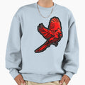 Cardinal Red Bird Flight Sweatshirt - Fun Novelty Design Unisex - T-Shirt, Sweatshirt, Hoodie