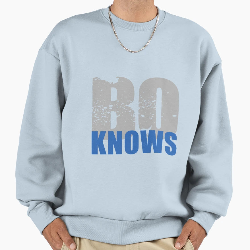 Bo Knows Sweatshirt - Novelty Apparel Men Women - T-Shirt, Sweatshirt, Hoodie