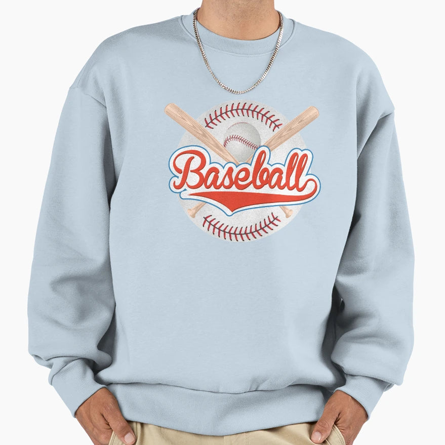 Baseball Sweatshirt - Aesthetic Graphic Unisex - T-Shirt, Sweatshirt, Hoodie
