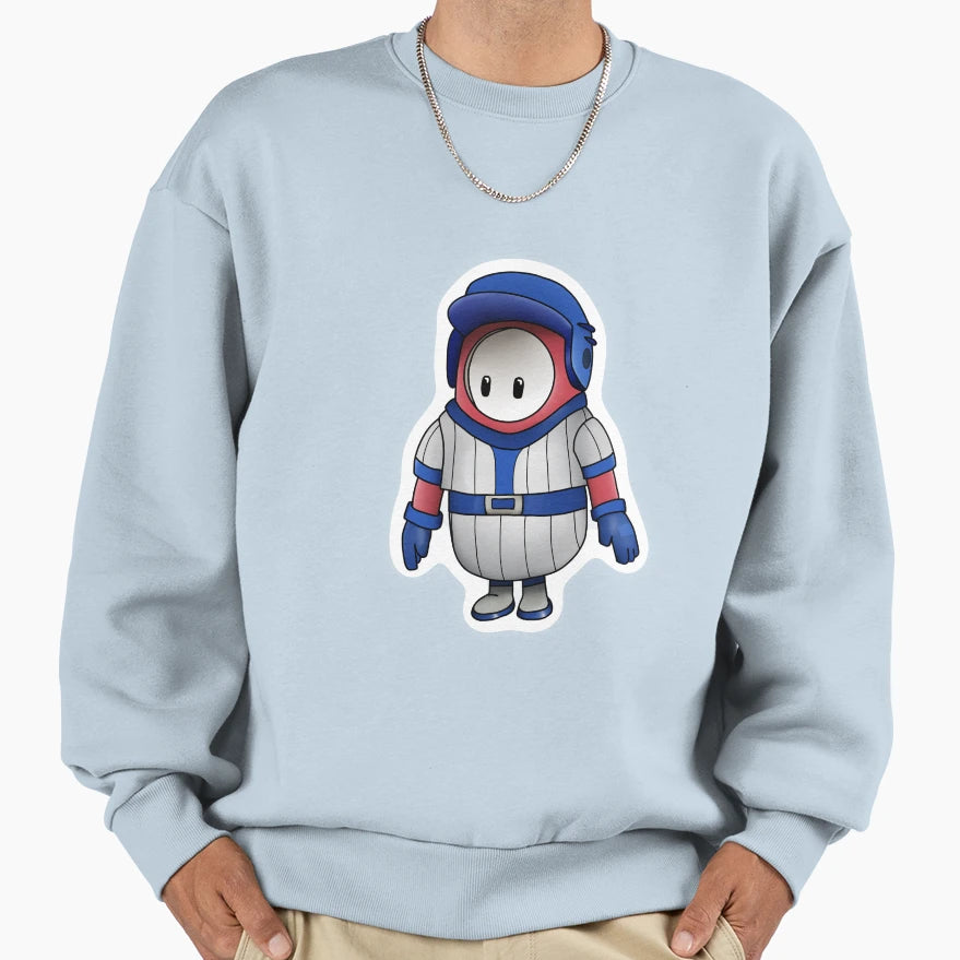 Baseball Guy Sweatshirt - Unique Graphic Unisex - T-Shirt, Sweatshirt, Hoodie