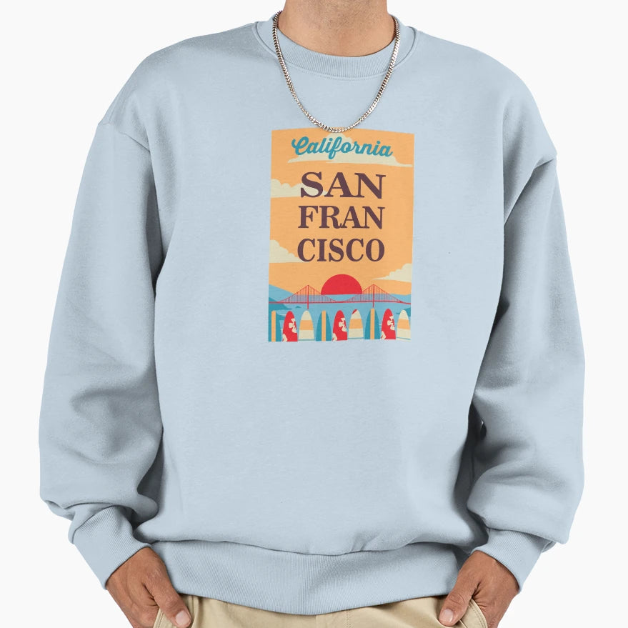 San Francisco Sweatshirt - Trendy Graphic Unisex - T-Shirt, Sweatshirt, Hoodie