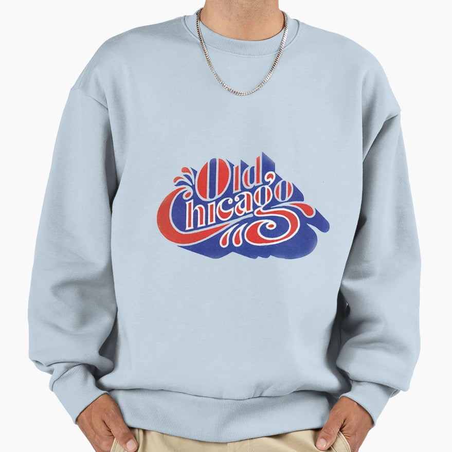 Old Chicago Logo Sweatshirt - Graphic Print Men Women - T-Shirt, Sweatshirt, Hoodie