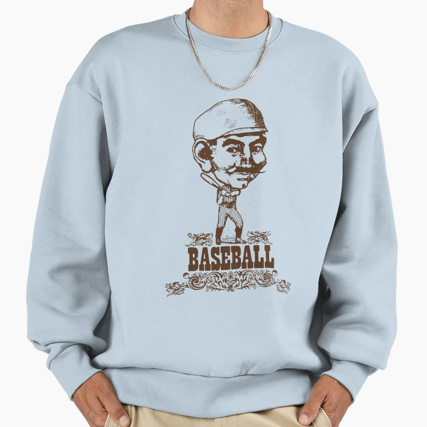 Baseball Sweatshirt - Graphic Print Men Women - T-Shirt, Sweatshirt, Hoodie