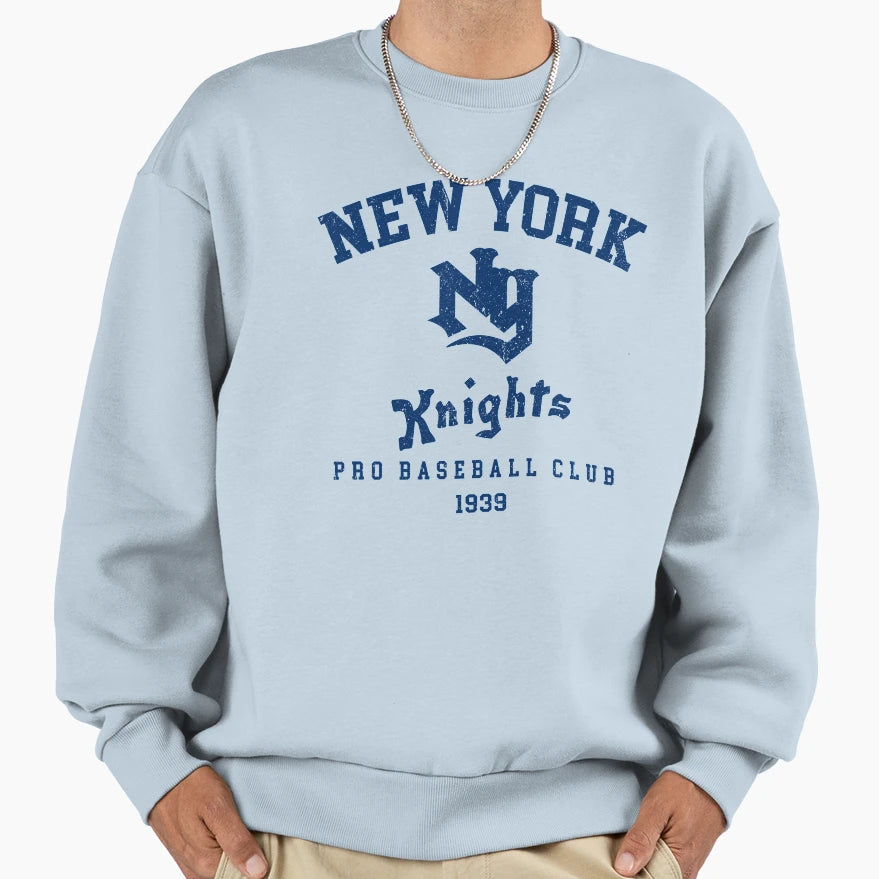 New York Knights Baseball Club Sweatshirt - Trendy Graphic for Adults - T-Shirt, Sweatshirt, Hoodie