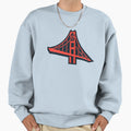 San Francisco Golden Gate Bridge Sweatshirt - Streetwear Style for Adults - T-Shirt, Sweatshirt, Hoodie