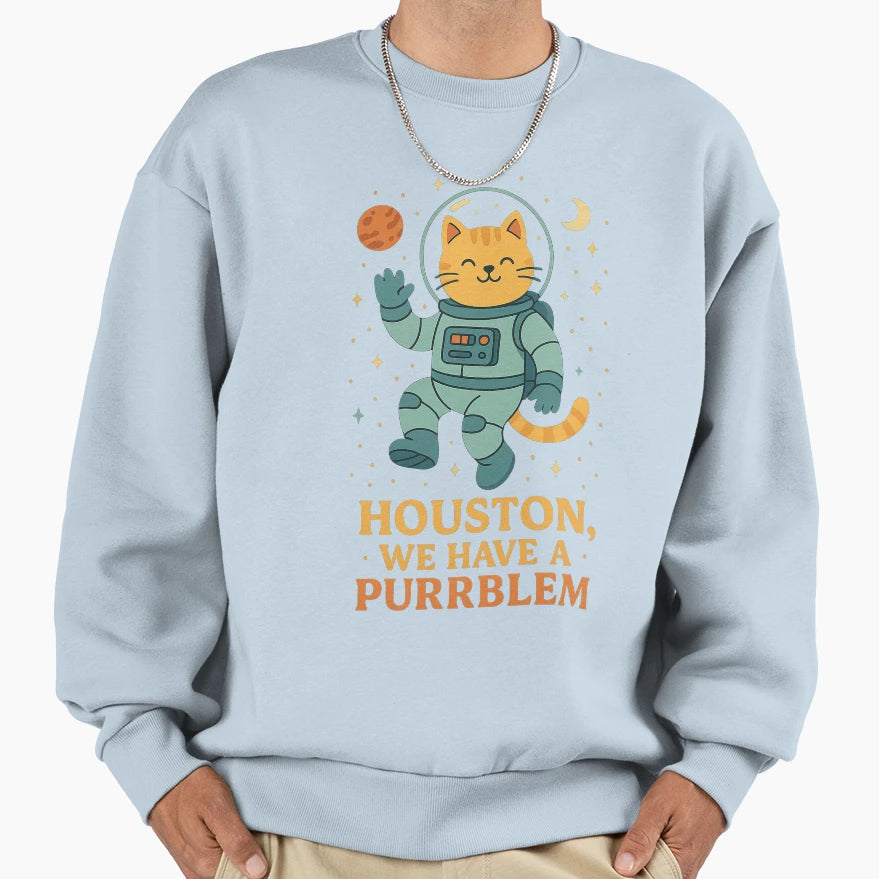 Catstronaut Space Explorer Kitty T-Shirt - Minimalist Print Men Women - T-Shirt, Sweatshirt, Hoodie