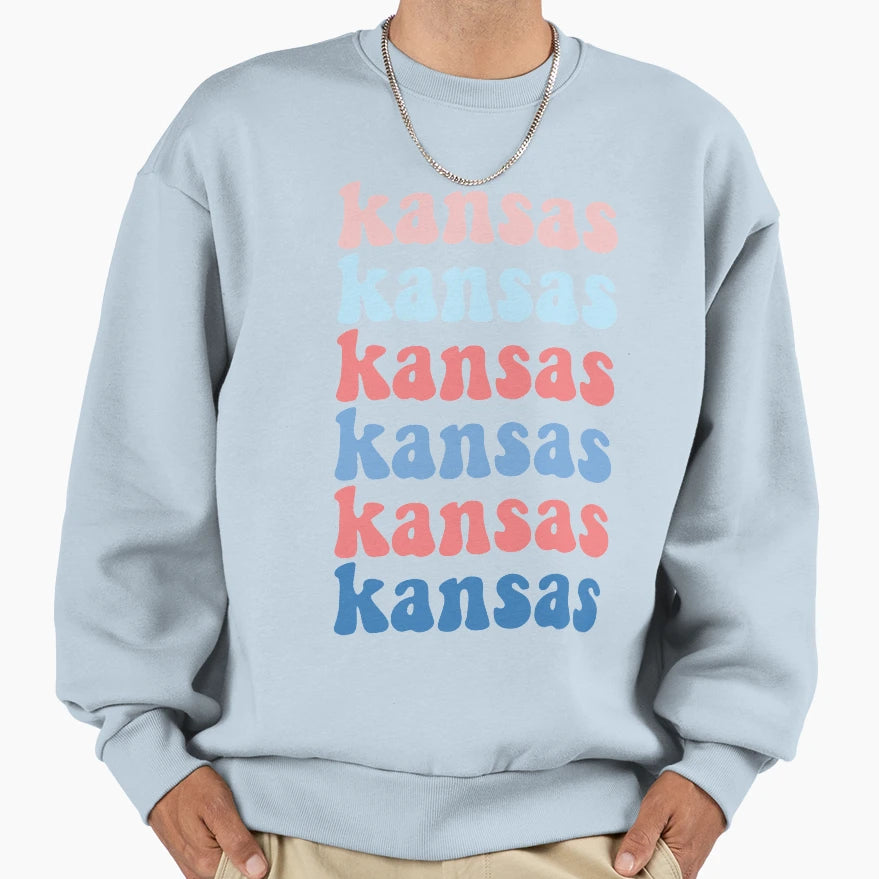 Kansas Sweatshirt - Fun Novelty Design Unisex - T-Shirt, Sweatshirt, Hoodie