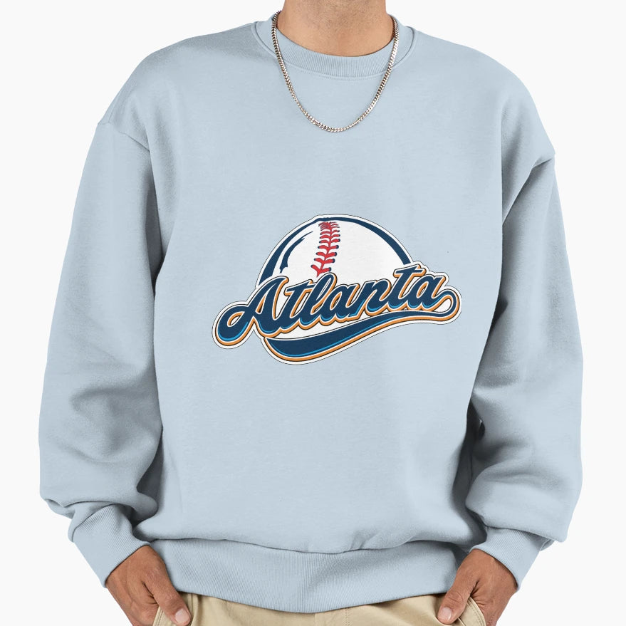 Atlanta Baseball Sweatshirt - Minimalist Print Unisex - T-Shirt, Sweatshirt, Hoodie