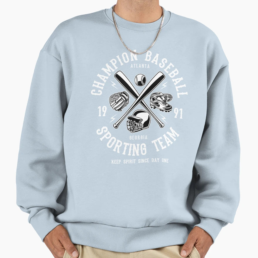 Baseball Sweatshirt - Streetwear Style for Adults - T-Shirt, Sweatshirt, Hoodie