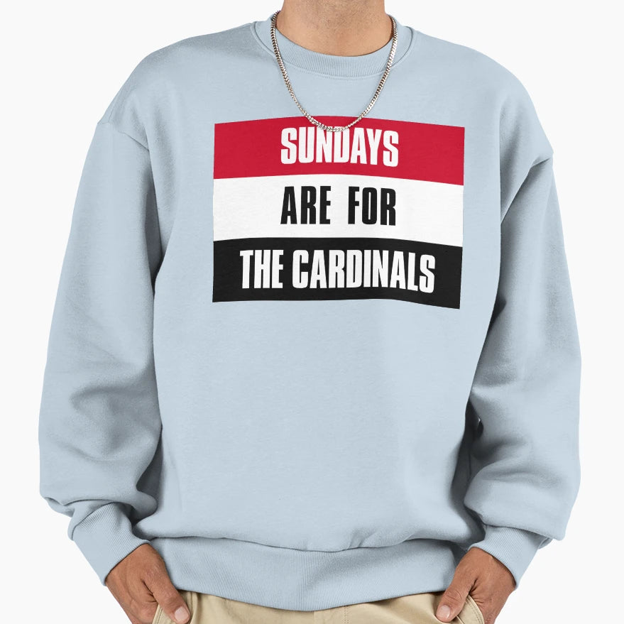 Sundays Are Cardinals St Louis Sweatshirt - Graphic Print for Adults - T-Shirt, Sweatshirt, Hoodie