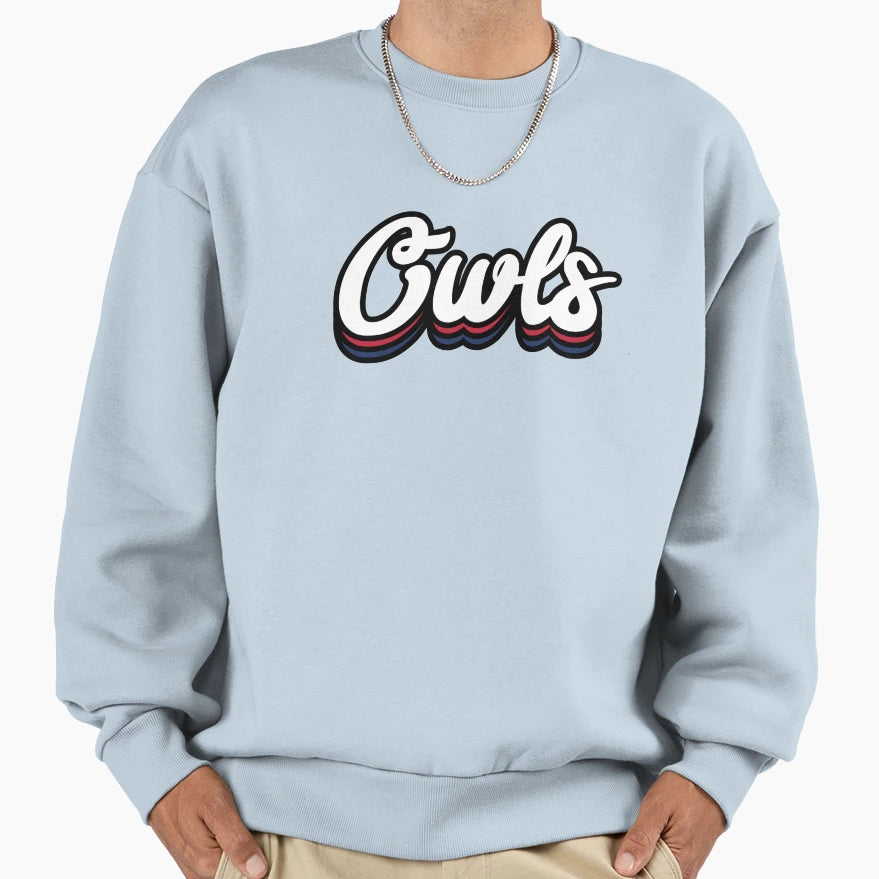 Owls Florida Atlantic University Sweatshirt - Custom Art Print Men Women - T-Shirt, Sweatshirt, Hoodie