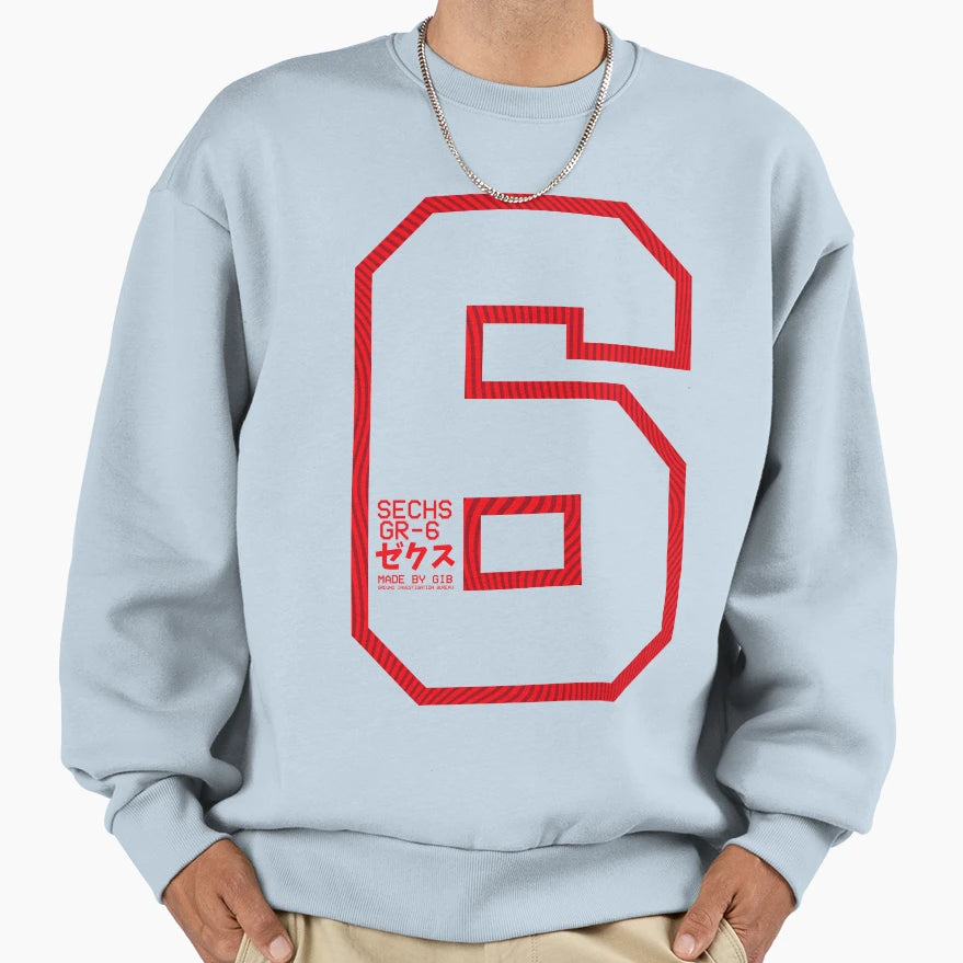Sechs Sweatshirt - Casual Everyday Wear Men Women - T-Shirt, Sweatshirt, Hoodie