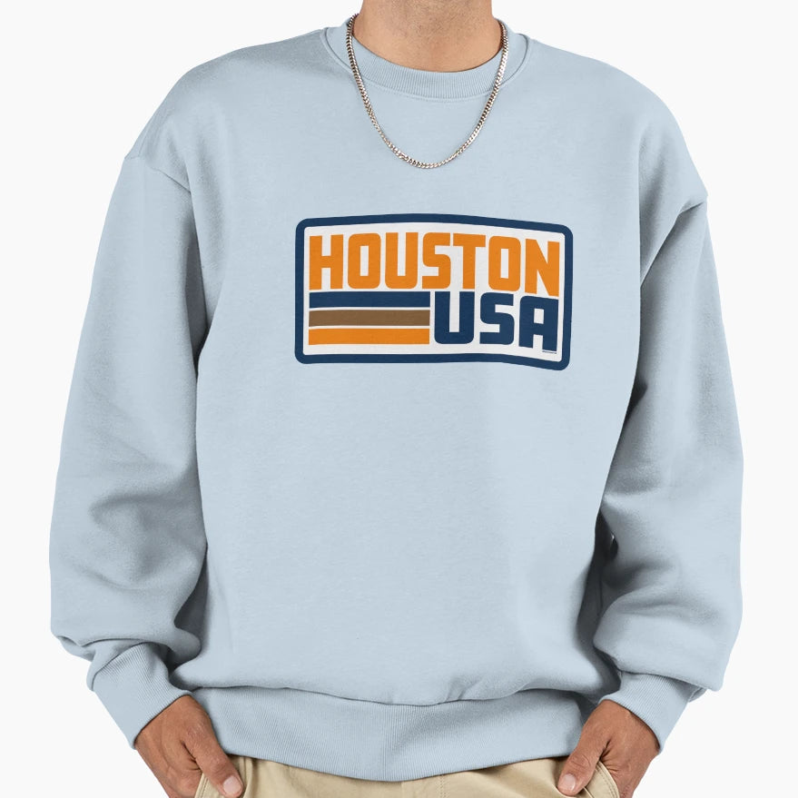 Houston Texas Sweatshirt - Casual Everyday Wear Unisex - T-Shirt, Sweatshirt, Hoodie