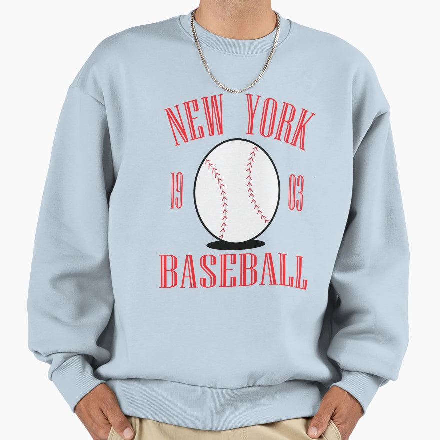 New York City Baseball Sweatshirt - Streetwear Style Men Women - T-Shirt, Sweatshirt, Hoodie