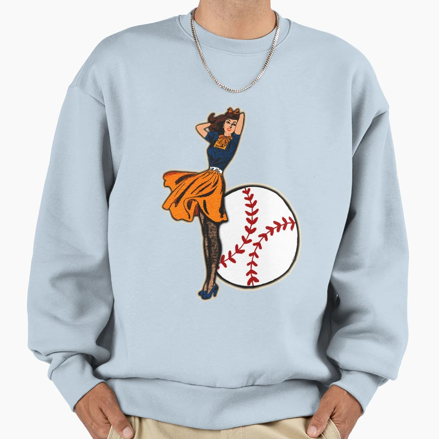 Houston Baseball Sweatshirt - Trendy Graphic Unisex - T-Shirt, Sweatshirt, Hoodie