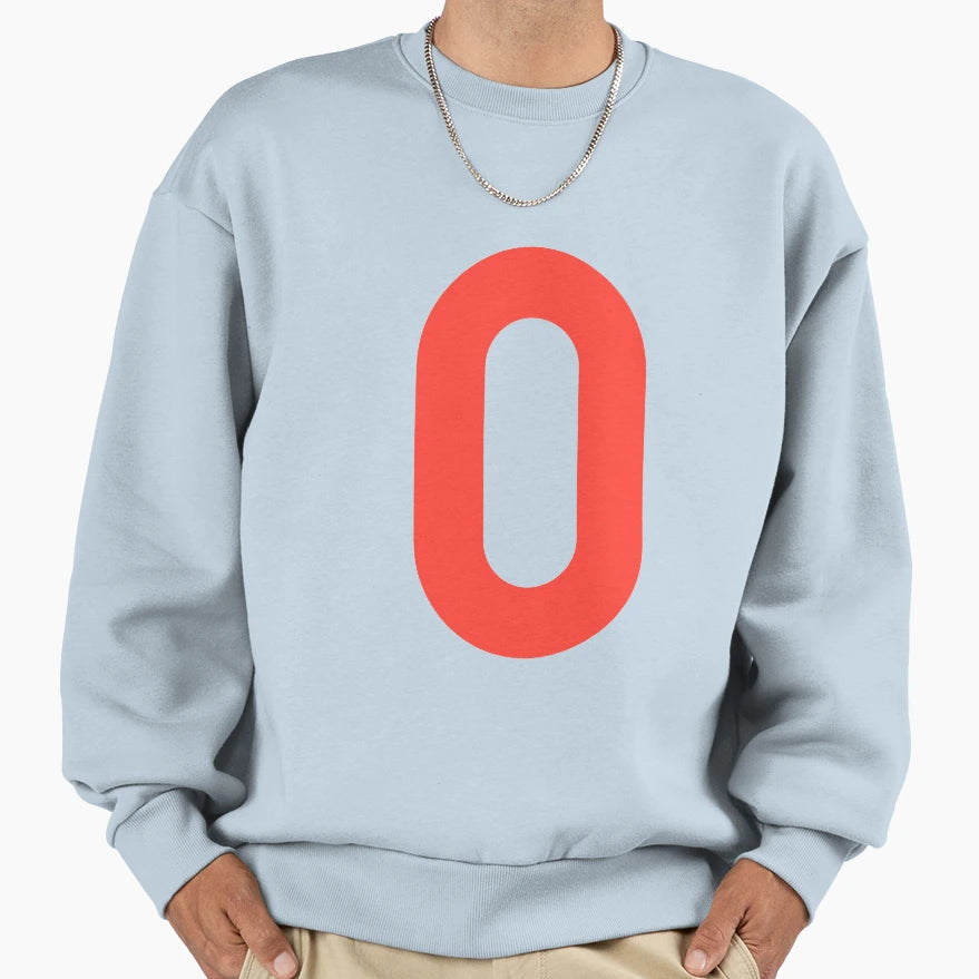 0 Number Zero Sweatshirt - Casual Everyday Wear Men Women - T-Shirt, Sweatshirt, Hoodie