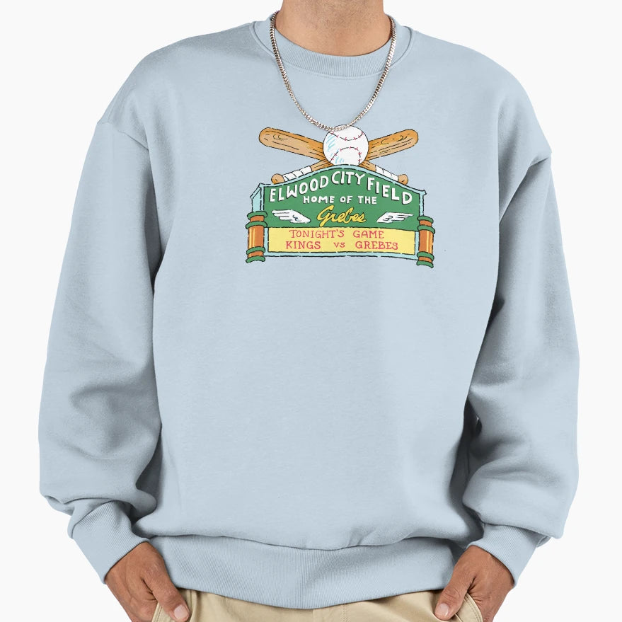 Elwood City Field Sweatshirt - Minimalist Print for Adults - T-Shirt, Sweatshirt, Hoodie