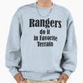 Rangers Do It Black Sweatshirt - Custom Art Print for Adults - T-Shirt, Sweatshirt, Hoodie