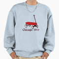 Red Wagon Chicago 1917 Old School Sweatshirt - Custom Art Print Men Women - T-Shirt, Sweatshirt, Hoodie