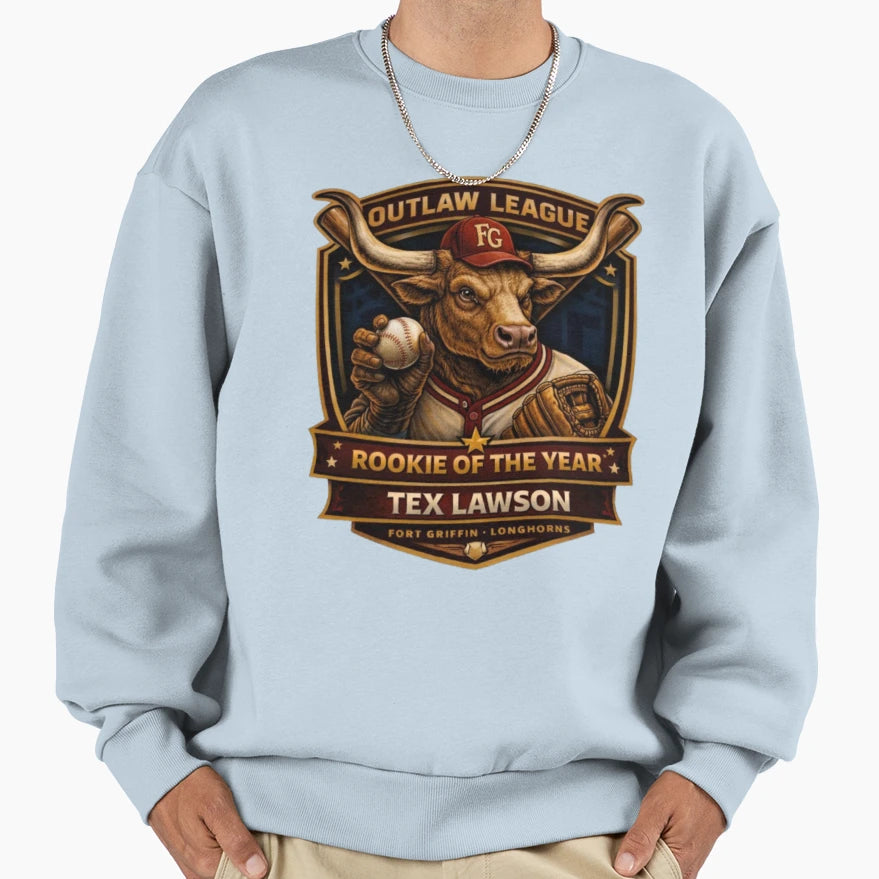 Tex Lawson Rookie Year Logo Sweatshirt - Minimalist Print Men Women - T-Shirt, Sweatshirt, Hoodie
