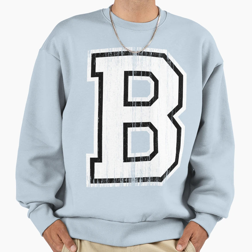 Big Varsity Letter B Sweatshirt - Fun Novelty Design for Adults - T-Shirt, Sweatshirt, Hoodie