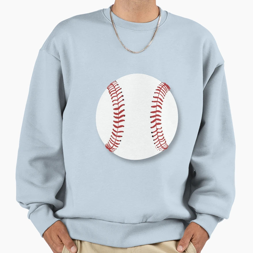 Baseball Sweatshirt - Casual Everyday Wear for Adults - T-Shirt, Sweatshirt, Hoodie