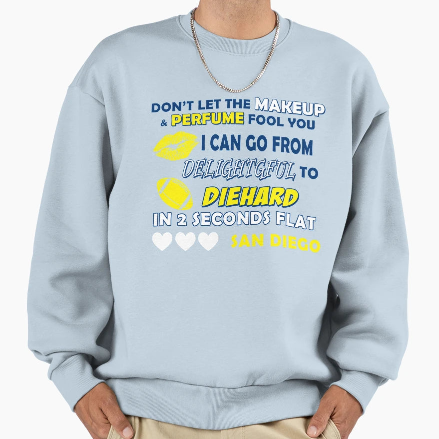 American Football San Diego Sweatshirt - Casual Everyday Wear Unisex - T-Shirt, Sweatshirt, Hoodie
