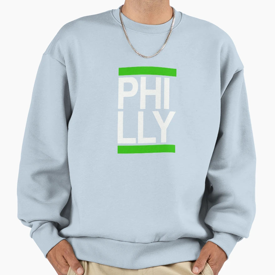 Run Philly Sweatshirt - Minimalist Print Unisex - T-Shirt, Sweatshirt, Hoodie