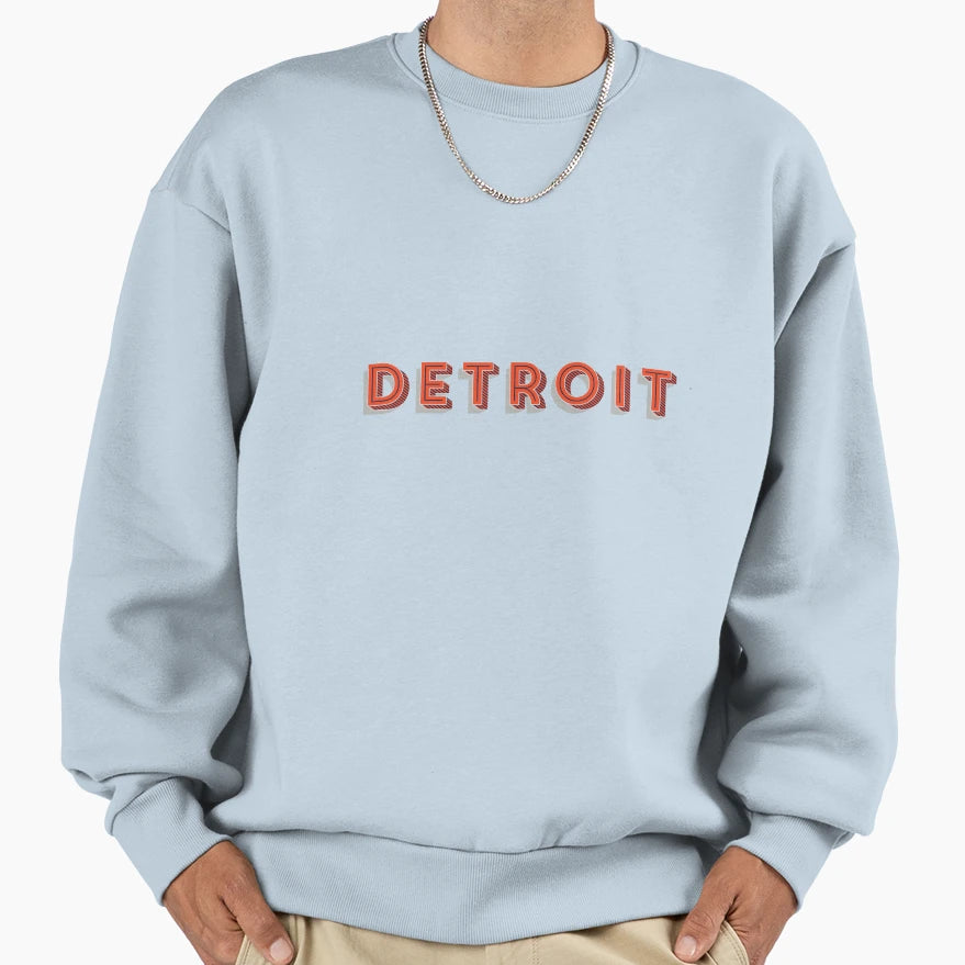 Detroit T Sweatshirt - Aesthetic Graphic Unisex - T-Shirt, Sweatshirt, Hoodie
