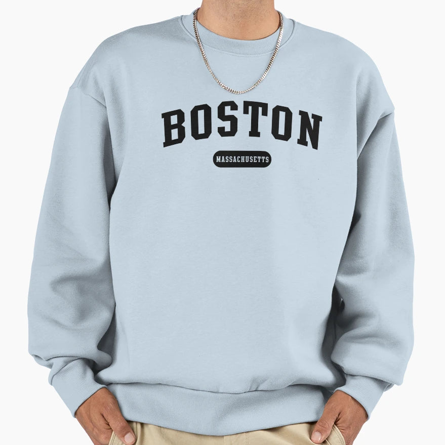 Boston Ma Sweatshirt - Novelty Apparel for Adults - T-Shirt, Sweatshirt, Hoodie