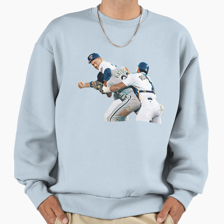 Nolan Ryan Fight Funny Sweatshirt - Fun Novelty Design for Adults - T-Shirt, Sweatshirt, Hoodie