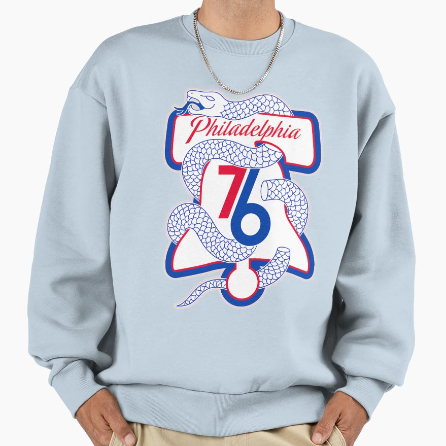 76Ers Sport Sweatshirt - Casual Everyday Wear Men Women - T-Shirt, Sweatshirt, Hoodie
