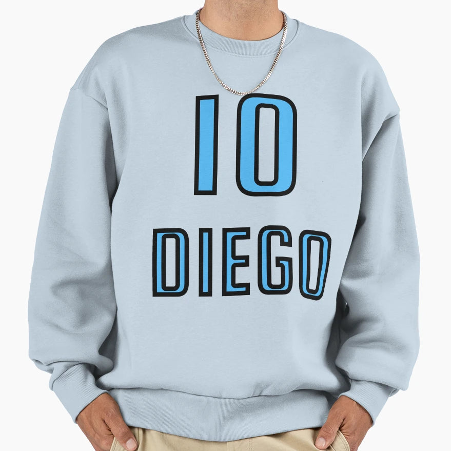 Legends Argentina Diego 10 Sweatshirt - Custom Art Print Men Women - T-Shirt, Sweatshirt, Hoodie