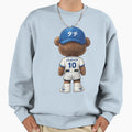 01 Chibi Bear Baseball Catcher Sweatshirt - Minimalist Print Men Women - T-Shirt, Sweatshirt, Hoodie
