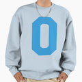 Alphabet Blue O Sports Letter O Sweatshirt - Graphic Print Unisex - T-Shirt, Sweatshirt, Hoodie