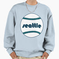 Seattle Throwback Baseball Sweatshirt - Novelty Apparel Unisex - T-Shirt, Sweatshirt, Hoodie