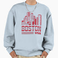 Boston Massachusetts Sweatshirt - Custom Art Print for Adults - T-Shirt, Sweatshirt, Hoodie