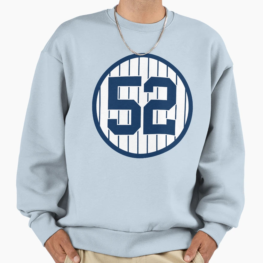 Cc Sabathia 52 Jersey Number Sweatshirt - Trendy Graphic for Adults - T-Shirt, Sweatshirt, Hoodie