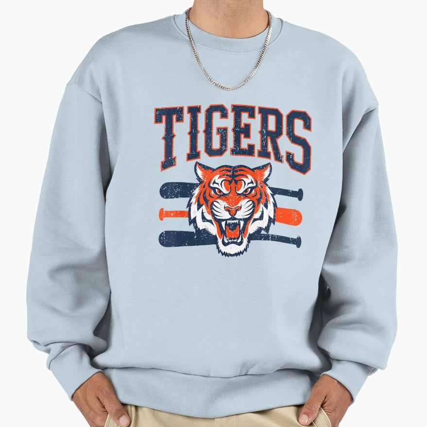 Tigers Throwback Gift Gift Basketball Sweatshirt - Graphic Print Men Women - T-Shirt, Sweatshirt, Hoodie