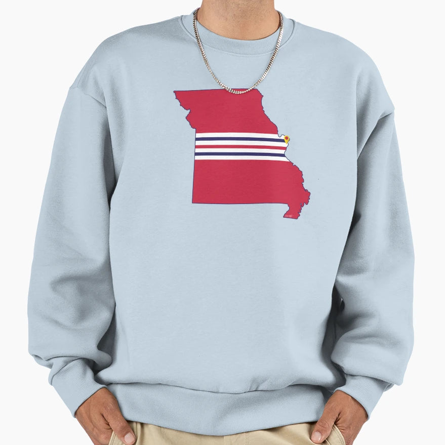 St Louis Baseball Sweatshirt - Aesthetic Graphic Unisex - T-Shirt, Sweatshirt, Hoodie