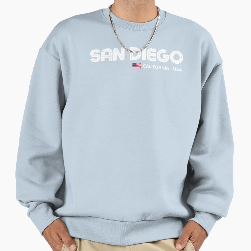 San Diego California Usa Sweatshirt - Unique Graphic Unisex - T-Shirt, Sweatshirt, Hoodie