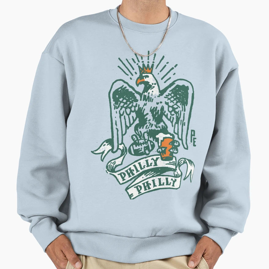 Philly Dilly Sweatshirt - Fun Novelty Design for Adults - T-Shirt, Sweatshirt, Hoodie