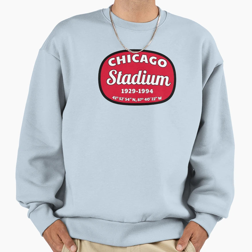 Tribute To Chicago Stadium Sweatshirt - Casual Everyday Wear Men Women - T-Shirt, Sweatshirt, Hoodie