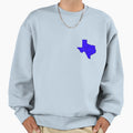 Royal Blue Texas Stars Sweatshirt - Streetwear Style for Adults - T-Shirt, Sweatshirt, Hoodie