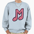 Memphis Music Note M Logo Sweatshirt - Custom Art Print for Adults - T-Shirt, Sweatshirt, Hoodie