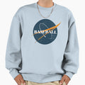 Baseball Space Sweatshirt - Fun Novelty Design for Adults - T-Shirt, Sweatshirt, Hoodie