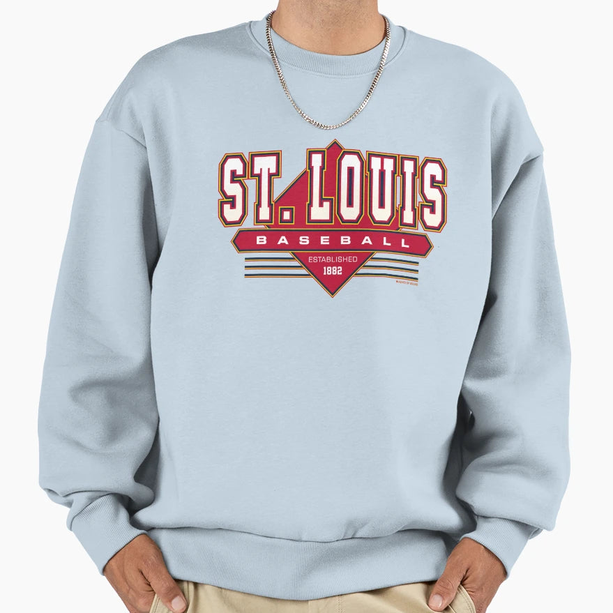 St Louis Baseball Cardinals Sweatshirt - Fun Novelty Design Unisex - T-Shirt, Sweatshirt, Hoodie